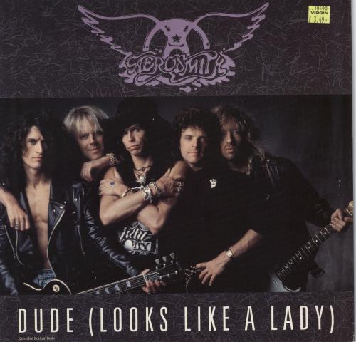Aerosmith Dude 12" vinyl single (12 inch record / Maxi-single) UK AER12DU779338