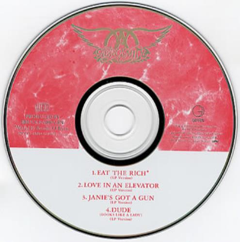 Aerosmith Eat The Rich CD single (CD5 / 5") Japanese AERC5EA153959