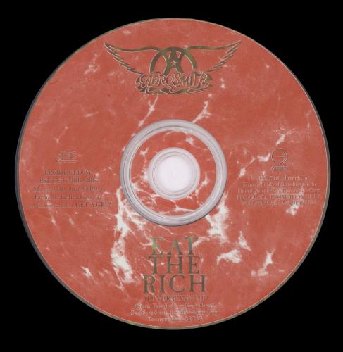 Aerosmith Eat The Rich CD single (CD5 / 5") US AERC5EA18774