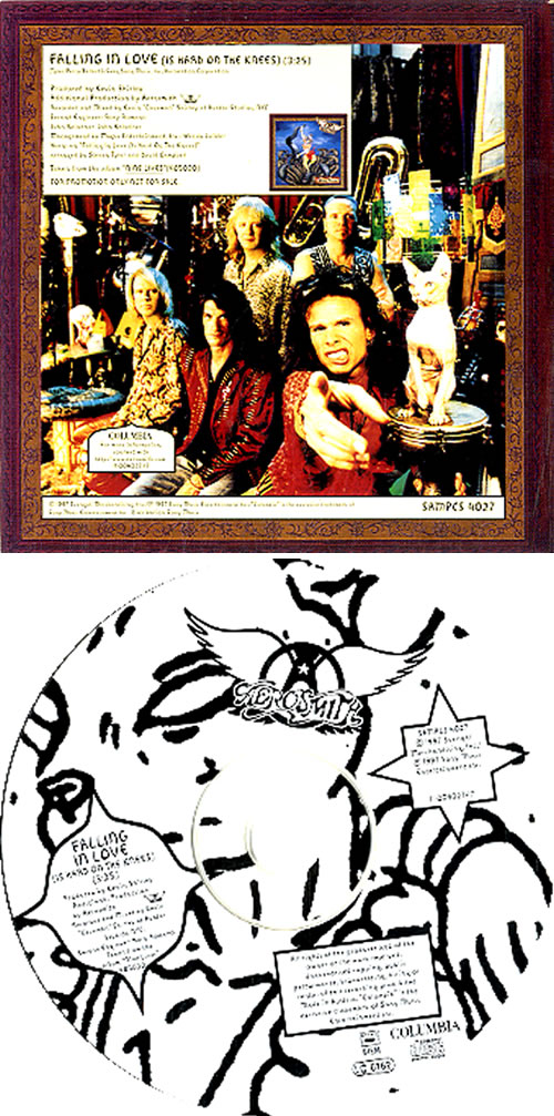 Aerosmith Falling In Love CD single (CD5 / 5") UK AERC5FA88438