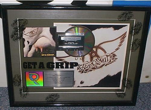 Aerosmith Get A Grip award disc US AERAWGE214523