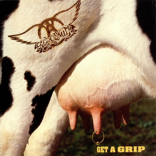 Aerosmith Get A Grip 2-LP vinyl record set (Double Album) UK AER2LGE495182