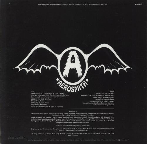 Aerosmith Get Your Wings vinyl LP album (LP record) Canadian AERLPGE881091