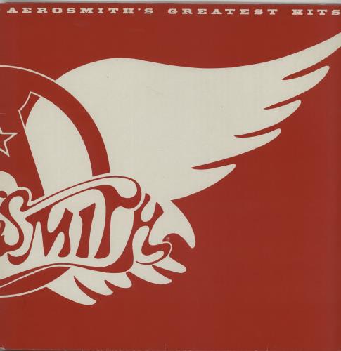 Aerosmith Greatest Hits - Promo Stamped vinyl LP album (LP record) UK AERLPGR643443