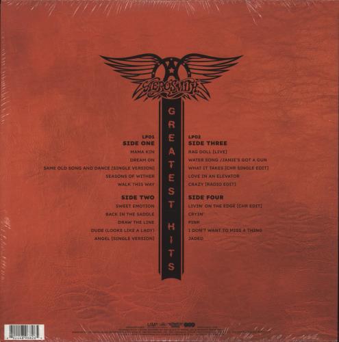 Aerosmith Greatest Hits - Sealed 2-LP vinyl record set (Double LP Album) US AER2LGR892646