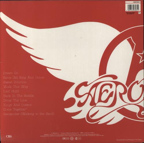 Aerosmith Greatest Hits vinyl LP album (LP record) UK AERLPGR526672