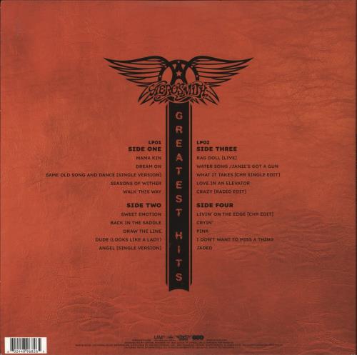Aerosmith Greatest Hits 2-LP vinyl record set (Double LP Album) UK AER2LGR845898