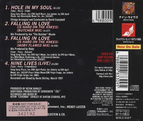 Aerosmith Hole In My Soul CD single (CD5 / 5") Japanese AERC5HO122758