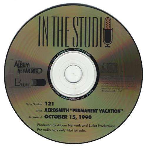 Aerosmith In The Studio - Permanent Vacation CD album (CDLP) US AERCDIN75721