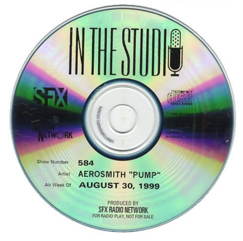 Aerosmith In The Studio - Pump CD album (CDLP) US AERCDIN156687