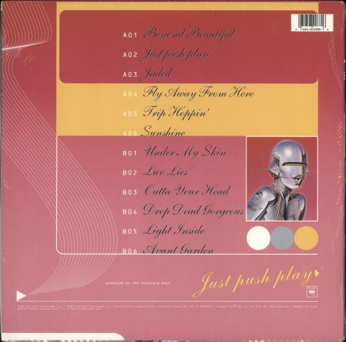 Aerosmith Just Push Play - Sealed vinyl LP album (LP record) US AERLPJU707815