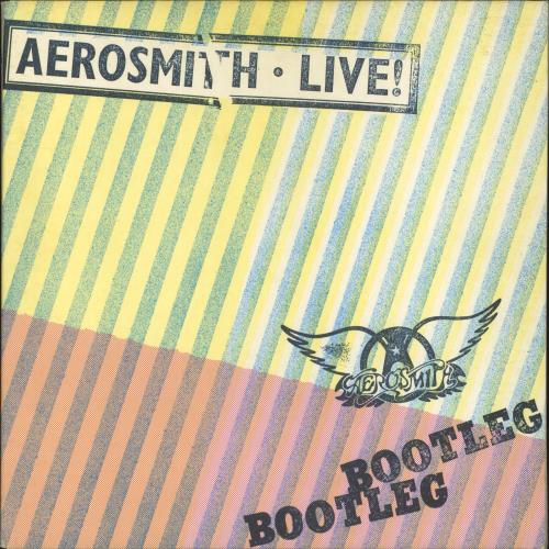 Aerosmith Live! Bootleg + Poster 2-LP vinyl record set (Double LP Album) UK AER2LLI417326