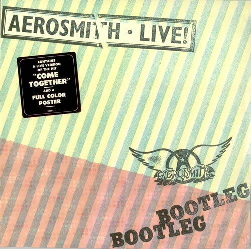 Aerosmith Live! Bootleg - Sealed 2-LP vinyl record set (Double LP Album) US AER2LLI47047