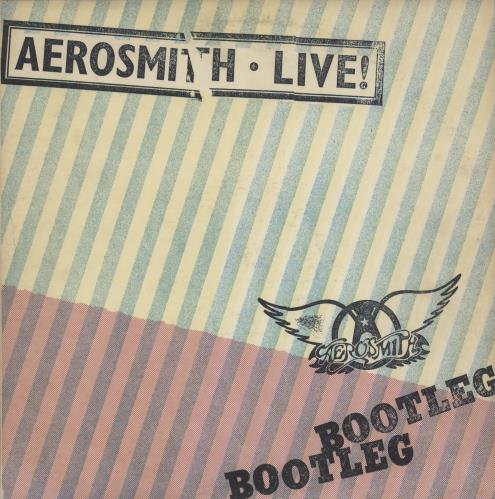Aerosmith Live! Bootleg 2-LP vinyl record set (Double LP Album) US AER2LLI659141