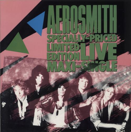 Aerosmith Live E.P. 12" vinyl single (12 inch record / Maxi-single) Canadian AER12LI29534