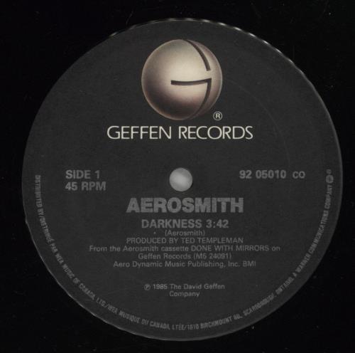 Aerosmith Live E.P. 12" vinyl single (12 inch record / Maxi-single) Canadian AER12LI29534