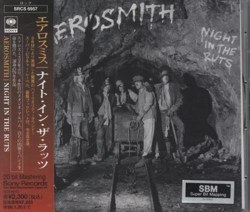 Aerosmith Night In The Ruts CD album (CDLP) Japanese AERCDNI658927