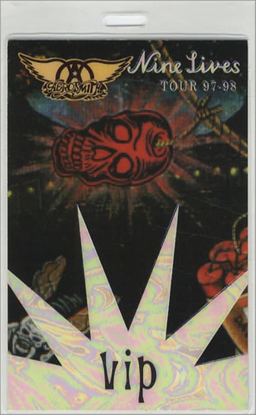 Aerosmith Nine Lives Tour Passes tour pass US AERTPNI428561