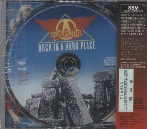 Aerosmith Rock In A Hard Place CD album (CDLP) Japanese AERCDRO658928