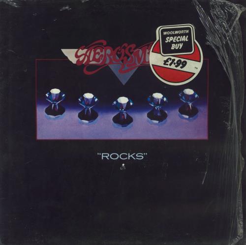 Aerosmith Rocks - Shrink vinyl LP album (LP record) UK AERLPRO812648