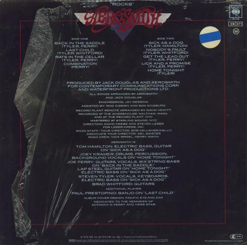Aerosmith Rocks - Shrink vinyl LP album (LP record) UK AERLPRO812648