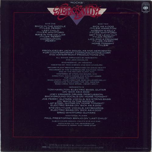 Aerosmith Rocks - Test Pressing vinyl LP album (LP record) UK AERLPRO779673
