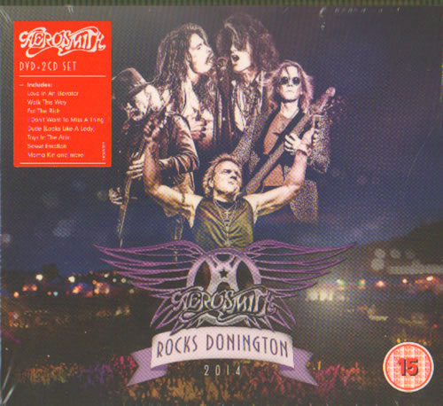 Aerosmith Rocks Donington 2014 - Sealed 3-disc CD/DVD Set UK AER3DRO642176