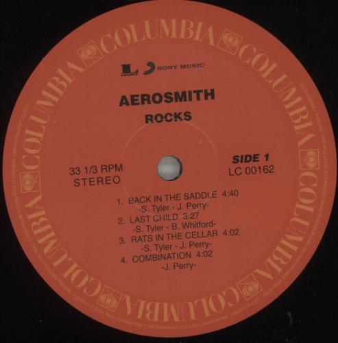 Aerosmith Rocks vinyl LP album (LP record) German AERLPRO881904