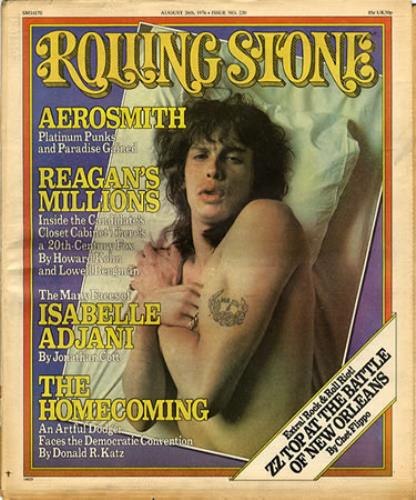 Aerosmith Rolling Stone - August 1976 magazine US AERMARO347035