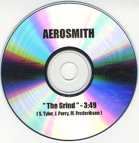 Aerosmith The Grind CD-R acetate Canadian AERCRTH387659
