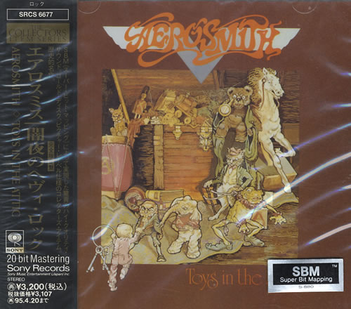 Aerosmith Toys In The Attic CD album (CDLP) Japanese AERCDTO430908