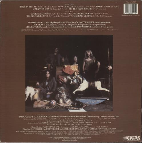 Aerosmith Toys In The Attic vinyl LP album (LP record) UK AERLPTO606819