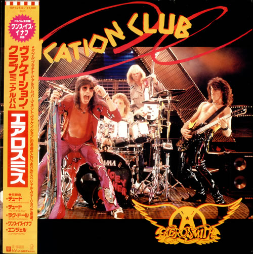 Aerosmith Vacation Club 12" vinyl single (12 inch record / Maxi-single) Japanese AER12VA50810