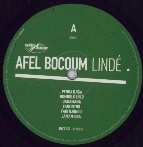 Afel Bocoum Linde - 180 Gram Vinyl vinyl LP album (LP record) UK 7WELPLI844150