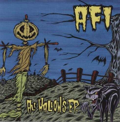 AFI All Hallow's E.P. - Orange Vinyl 10" vinyl single (10 inch record) US AFS10AL866434