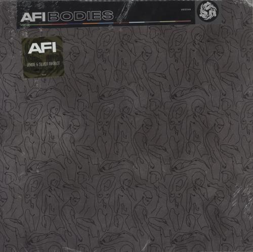 AFI Bodies - White & Silver Inkblot Vinyl vinyl LP album (LP record) US AFSLPBO879066