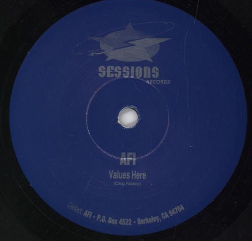 AFI Bombing The Bay! 7" vinyl single (7 inch record / 45) US AFS07BO892032