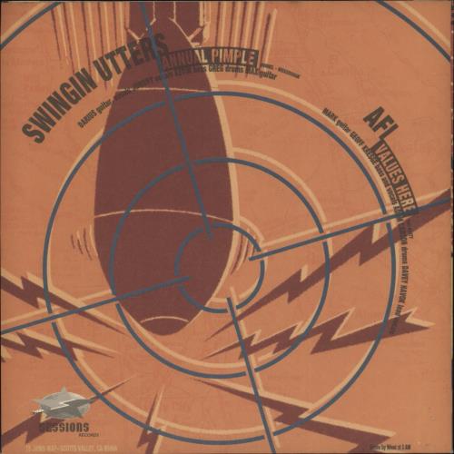 AFI Bombing The Bay! 7" vinyl single (7 inch record / 45) US AFS07BO892032