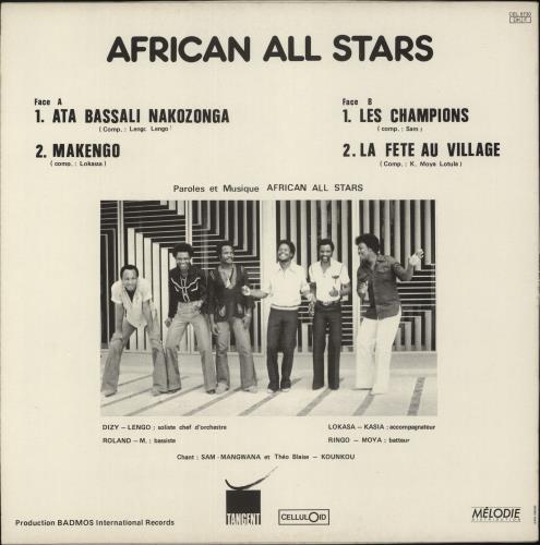 African All Stars Les Champions vinyl LP album (LP record) French -HZLPLE882848