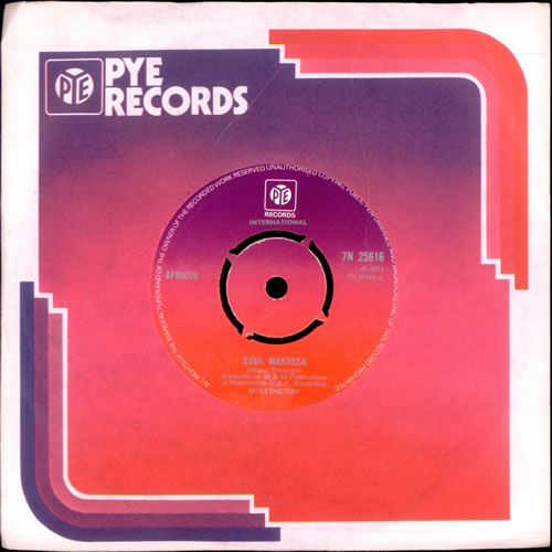 Afrique Soul Makossa 7" vinyl single (7 inch record / 45) UK AWZ07SO503806