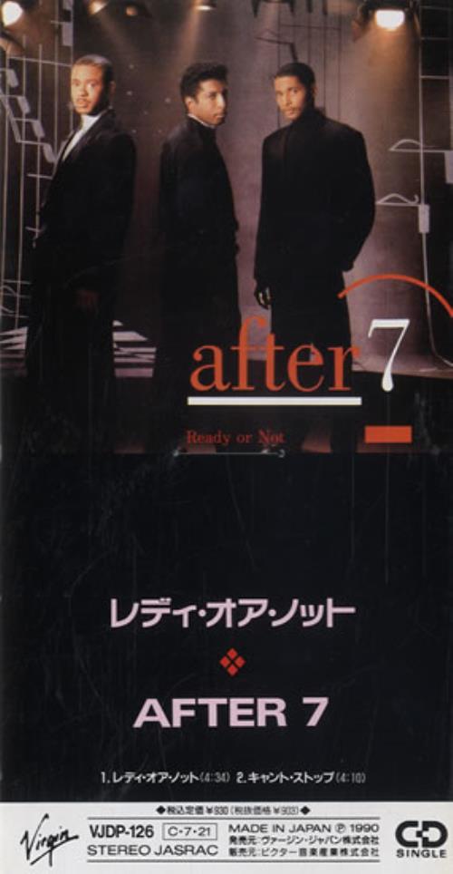 After 7 Ready Or Not 3" CD single (CD3) Japanese A7BC3RE544812