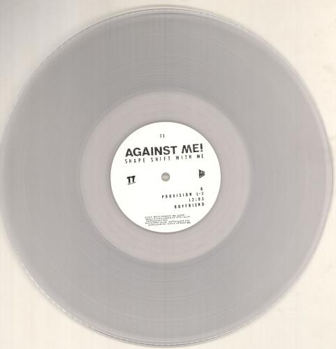 Against Me! Shape Shift With Me - Clear Vinyl 2-LP vinyl record set (Double LP Album) UK AKG2LSH749332
