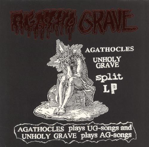 Agathocles Agatho Grave - Red Splatter vinyl LP album (LP record) US 6IBLPAG835483
