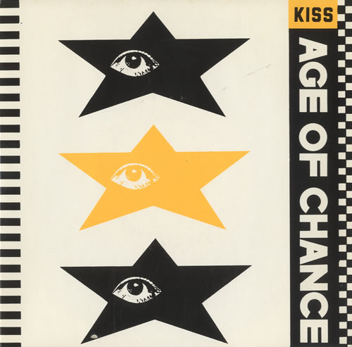 Age Of Chance Kiss 7" vinyl single (7 inch record / 45) UK AOC07KI507388
