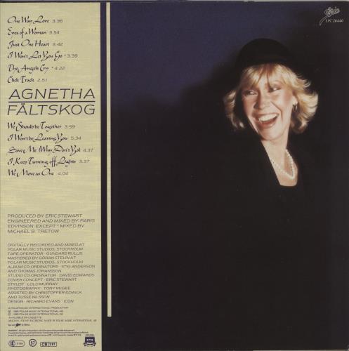 Agnetha F�ltskog Eyes Of A Woman vinyl LP album (LP record) UK AGNLPEY188949
