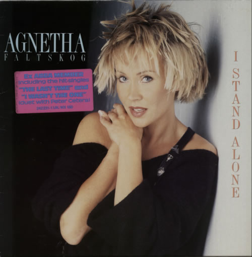 Agnetha F�ltskog I Stand Alone - Stickered sleeve vinyl LP album (LP record) UK AGNLPIS616248