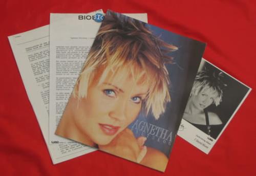 Agnetha F�ltskog I Stand Alone media press pack Dutch AGNPPIS410267