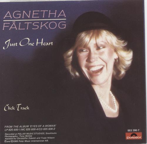 Agnetha F�ltskog Just One Heart 7" vinyl single (7 inch record / 45) Dutch AGN07JU212299