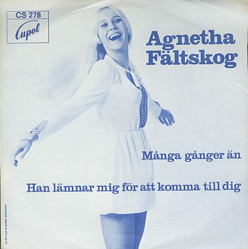 Agnetha F�ltskog Manga Ganger An 7" vinyl single (7 inch record / 45) Swedish AGN07MA88966
