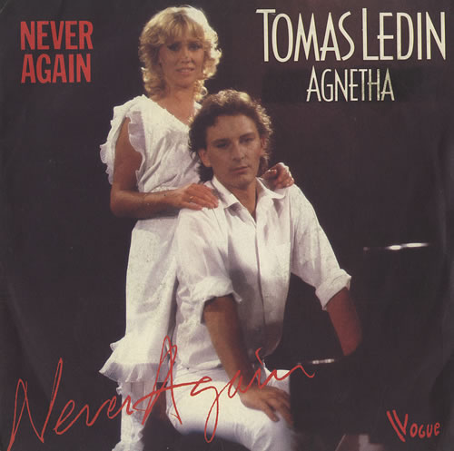 Agnetha F�ltskog Never Again 7" vinyl single (7 inch record / 45) French AGN07NE185196